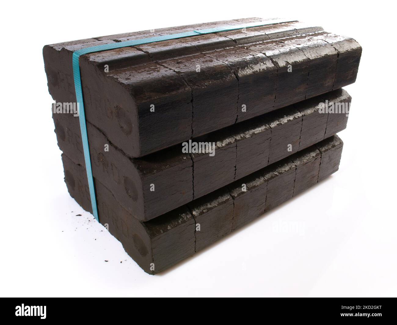 Coal Briquettes Bundle isolated on white Background Stock Photo Alamy