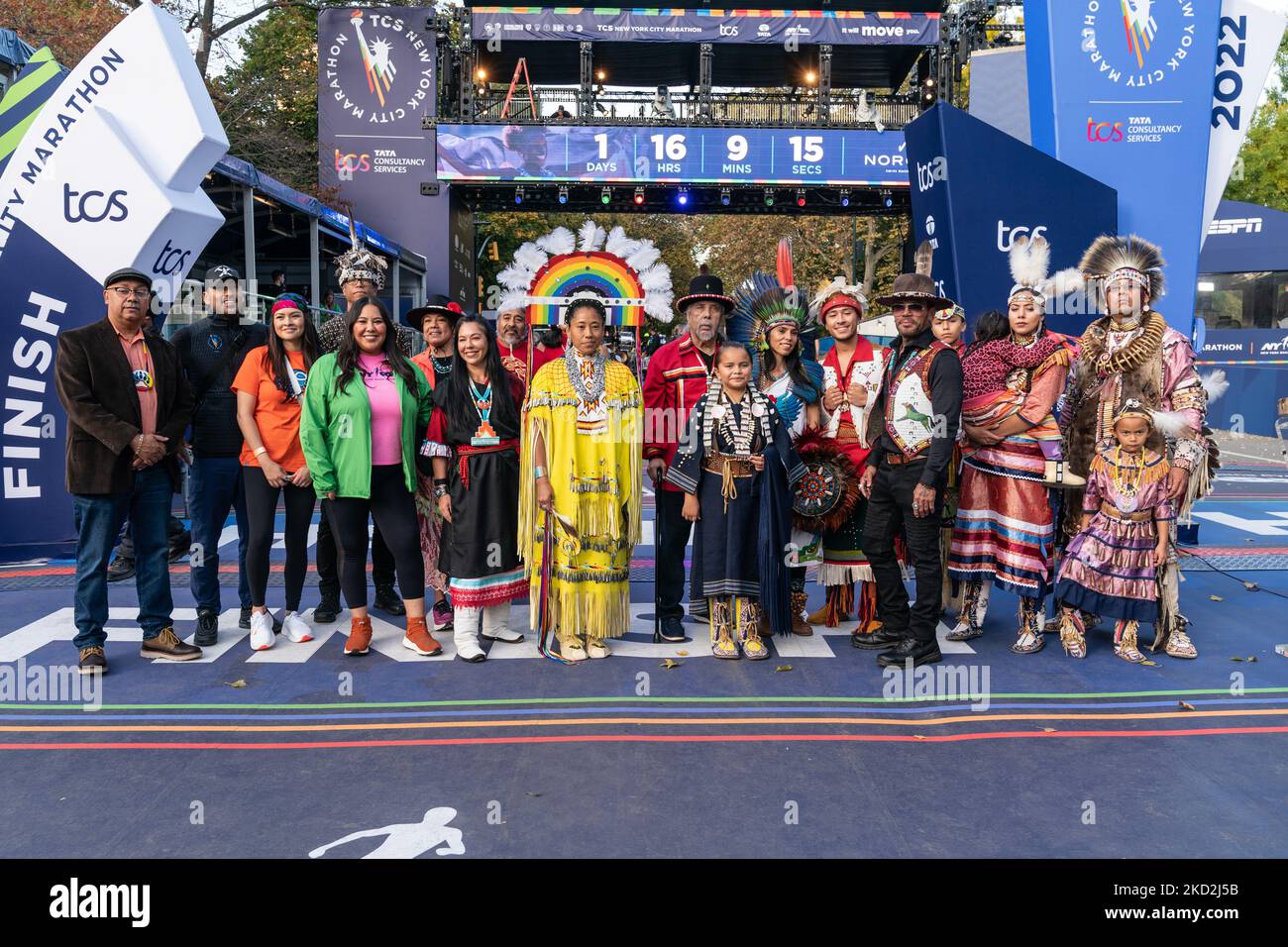 Parade of nations held during opening ceremony for 2022 TCS New York