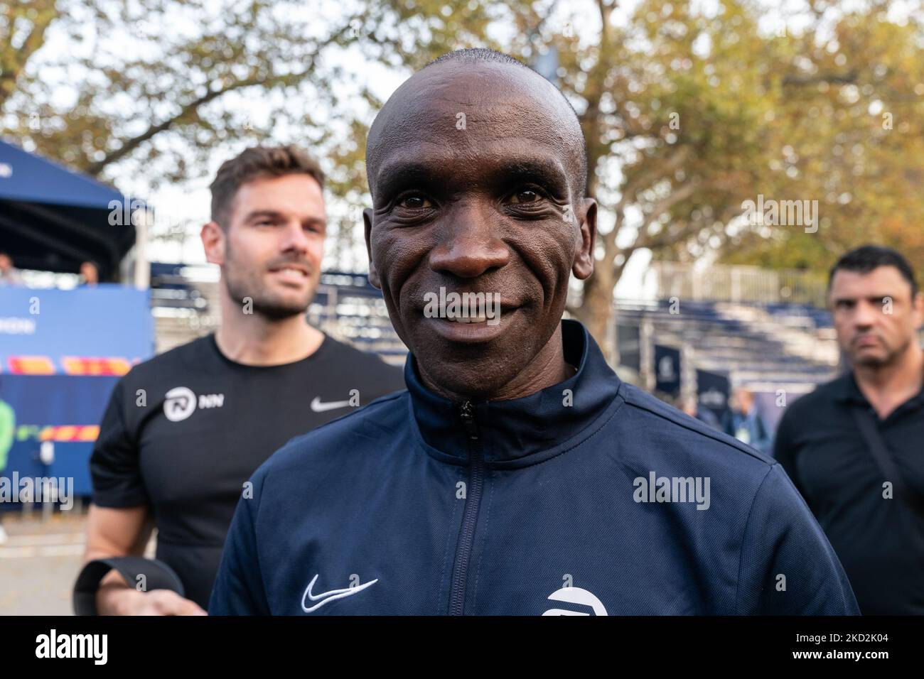 Two times Olympic champion Eliud Kipchoge attends opening ceremony for
