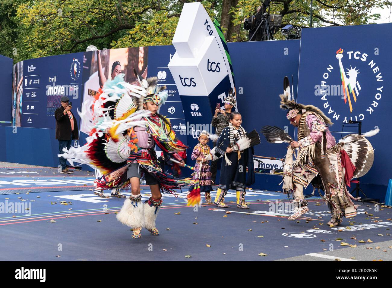 Parade of nations held during opening ceremony for 2022 TCS New York