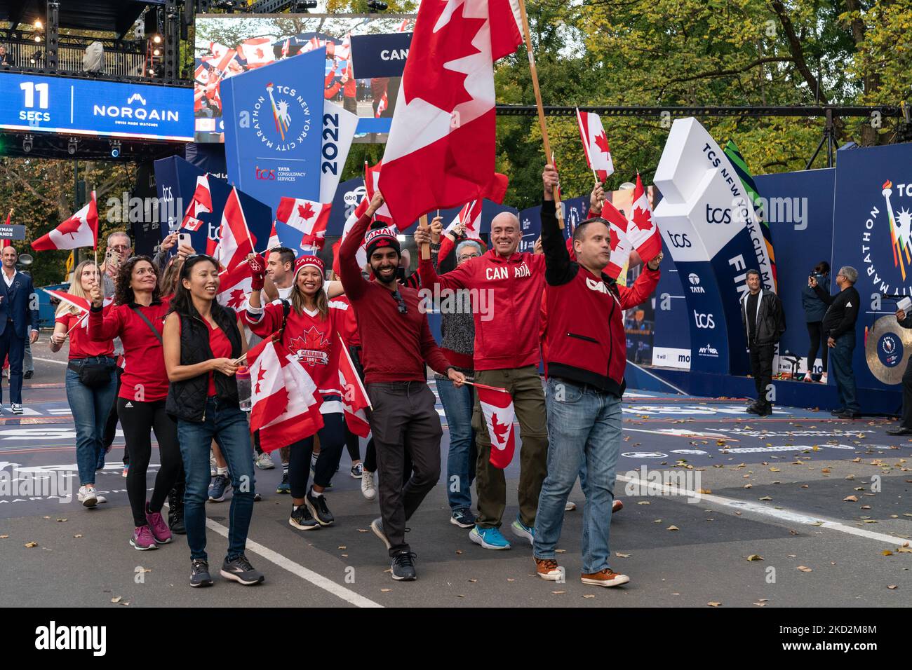 Parade of nations held during opening ceremony for 2022 TCS New York