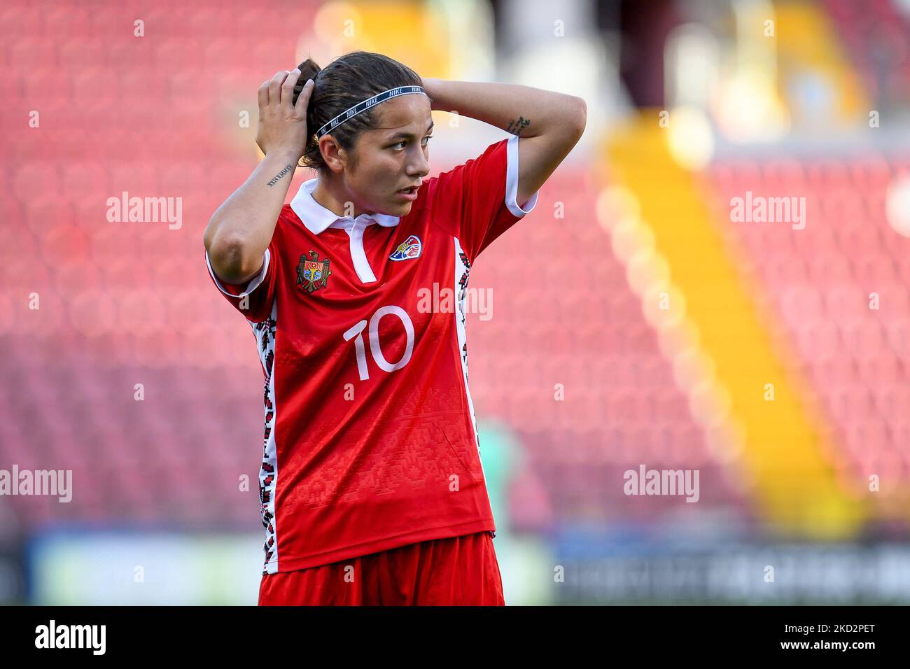 Carolina Tabur (Moldova) during the FIFA World Cup Women s World Cup 2023 Qualifiers - Italy vs Moldova (archive portraits) on September 17, 2021 at the Nereo Rocco stadium in Trieste, Italy (Photo by Ettore Griffoni/LiveMedia/NurPhoto) Stock Photo