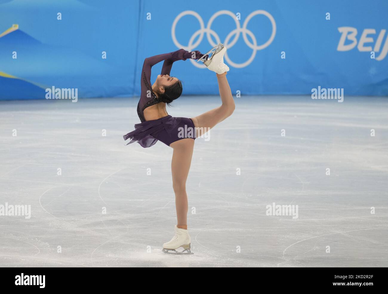 Yi Zhu from China at Figure Skating, Beijing 2022 Winter Olympic Games