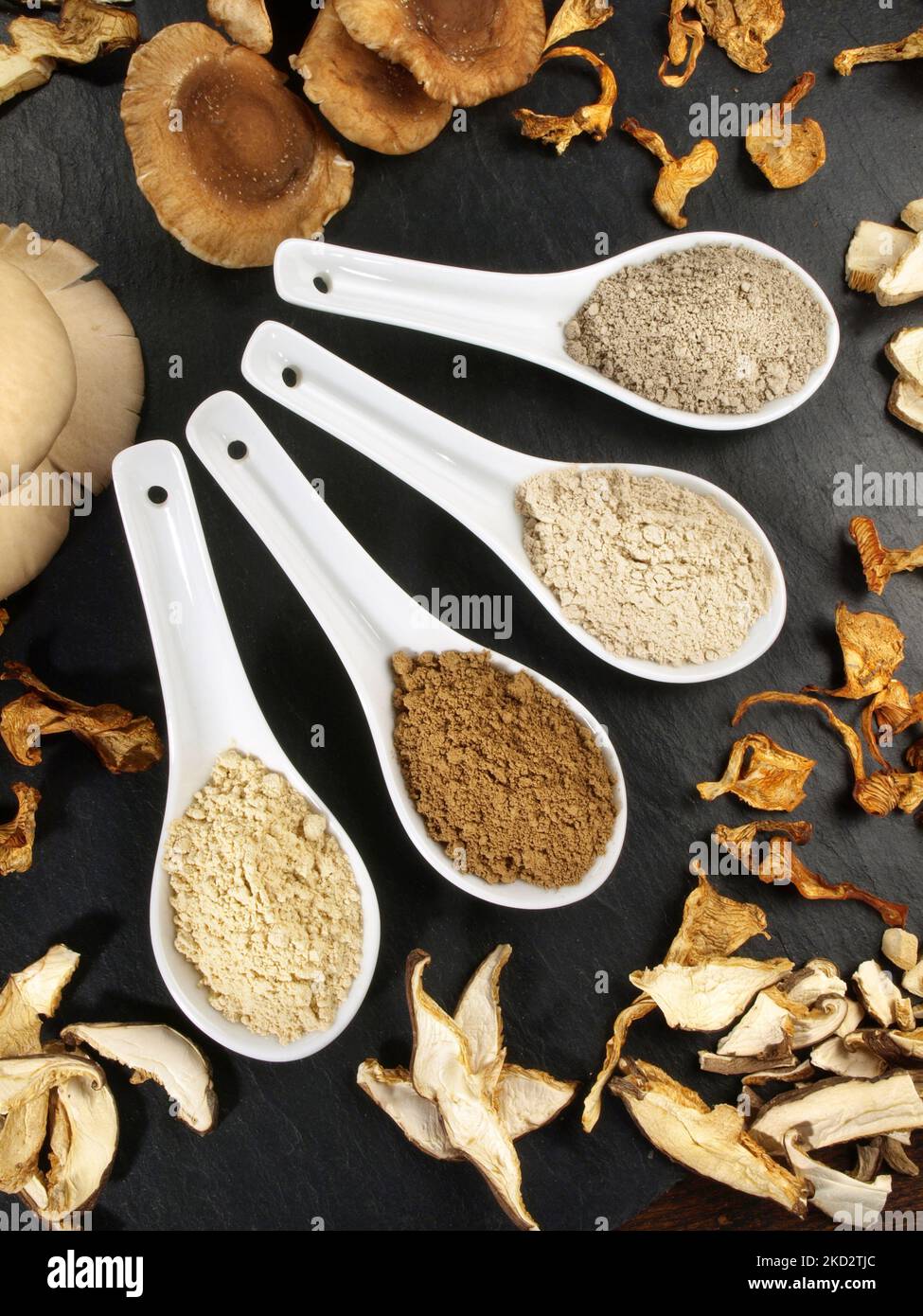 Medicinal Mushrooms Healthy Nutrition Stock Photo Alamy