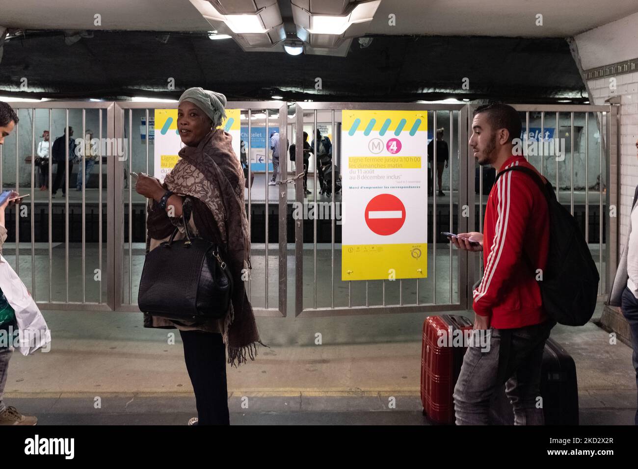 A Station Of The Paris Metro Closed Due To A Strike Movement Of The a-station-of-the-paris-metro-closed-due-to-a-strike-movement-of-the