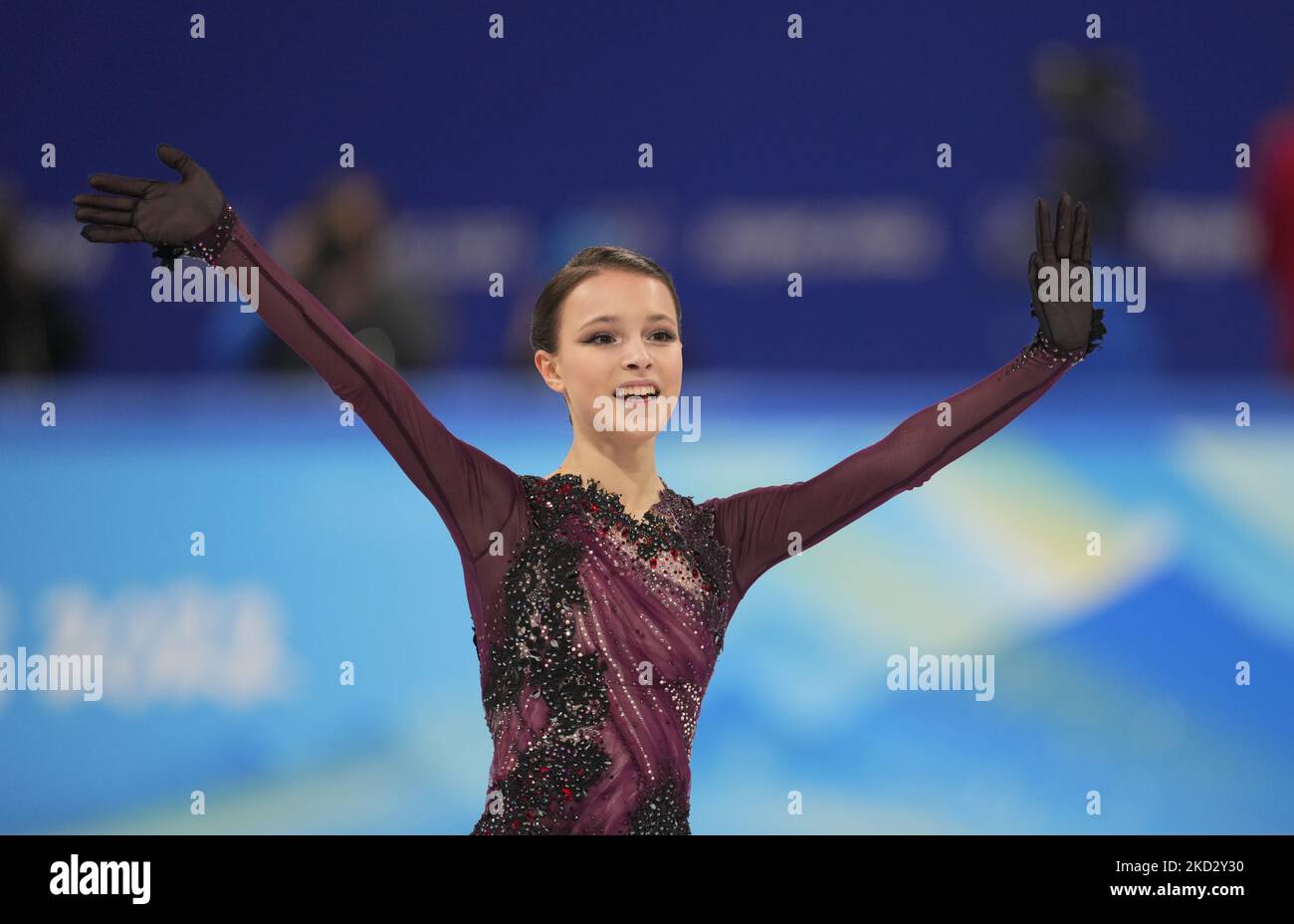 Anna Shcherbakova from Russia at Figure Skating, Beijing 2022 Winter