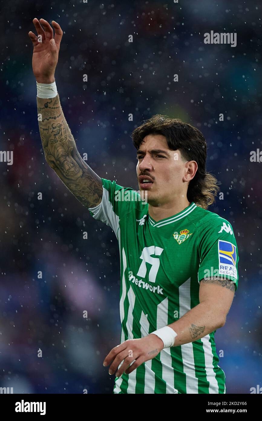 Hector Bellerin Real Betis Looks On Editorial Stock Photo - Stock Image