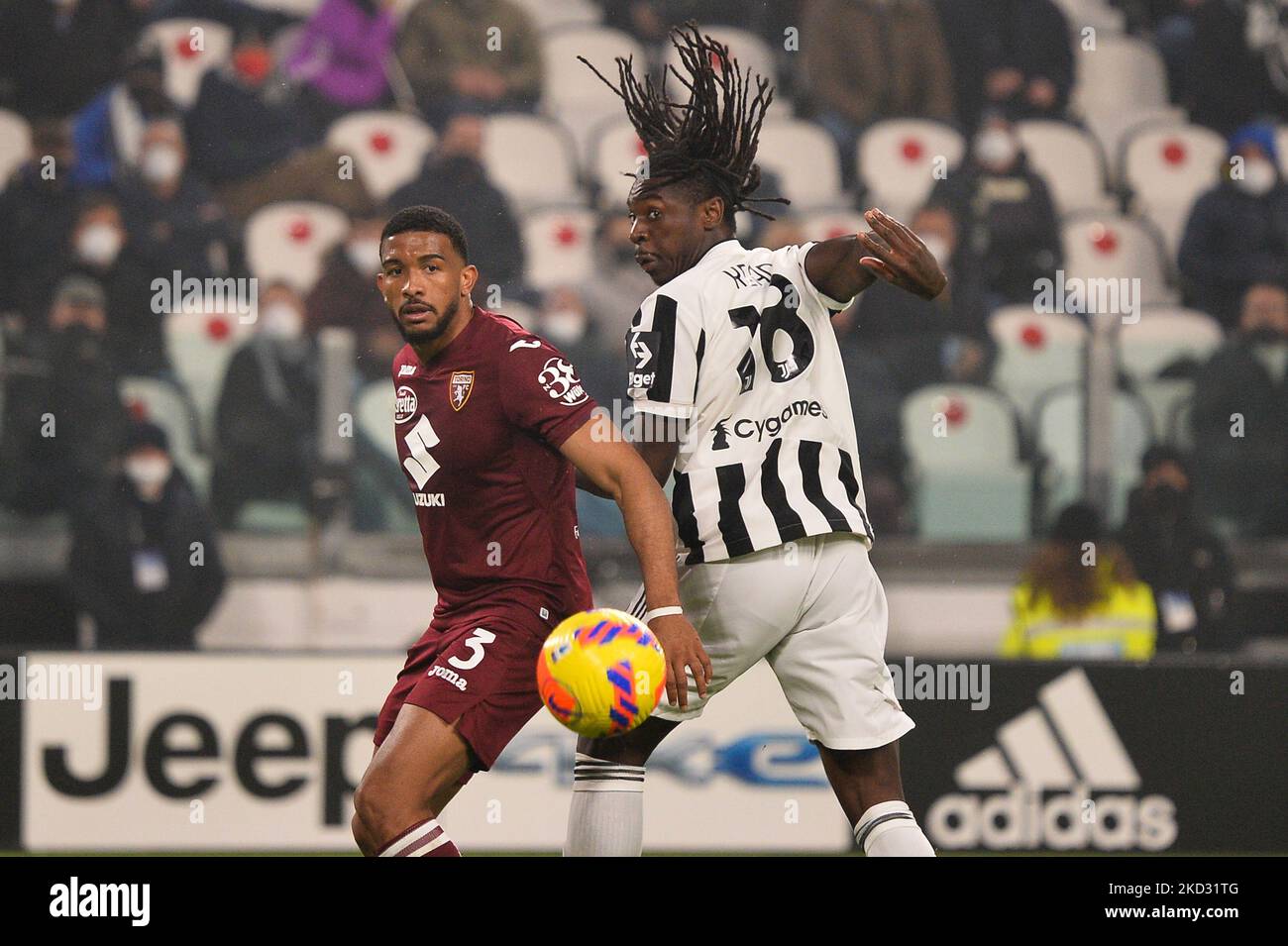 Gleison Bremer of Juventus FC (c) celebrates with teammates after scoring  the goal of 2-0 during the Serie A football match between Juventus FC and  US Stock Photo - Alamy