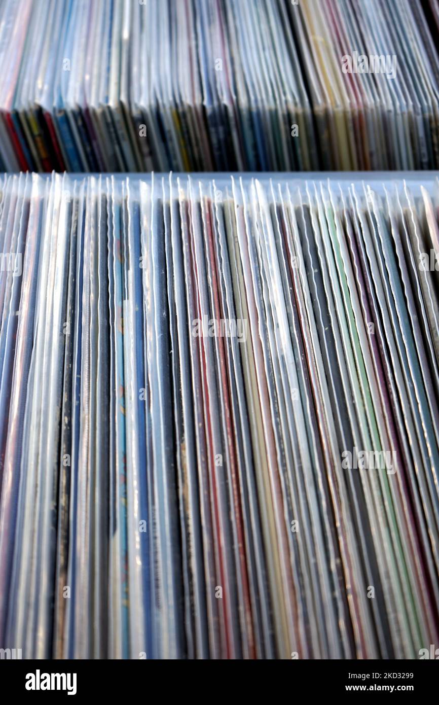 Vinyl record collection hi-res stock photography and images - Alamy
