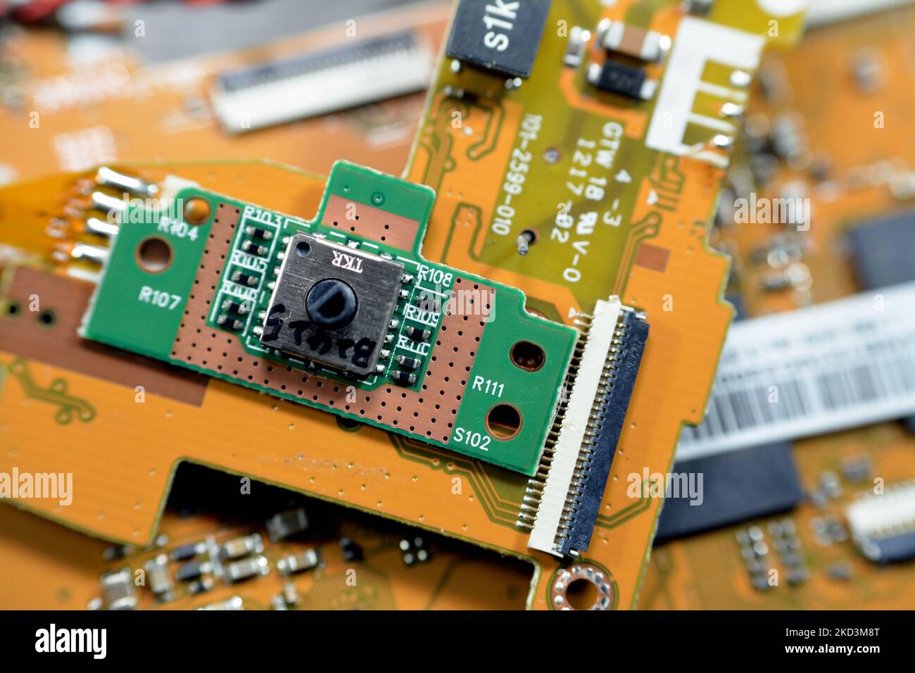 Cairo, Egypt, November 4 2022 The interior components of a compact