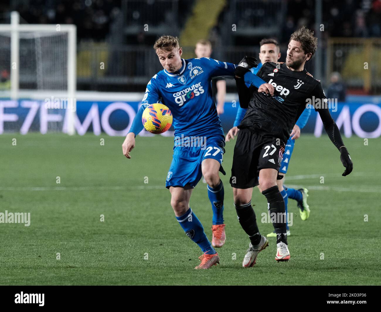 Szymon Zurkowski during Serie A match between Empoli v Juventus in Empoli, on February 26, 2022(Photo by Loris Roselli/NurPhoto) Stock Photo