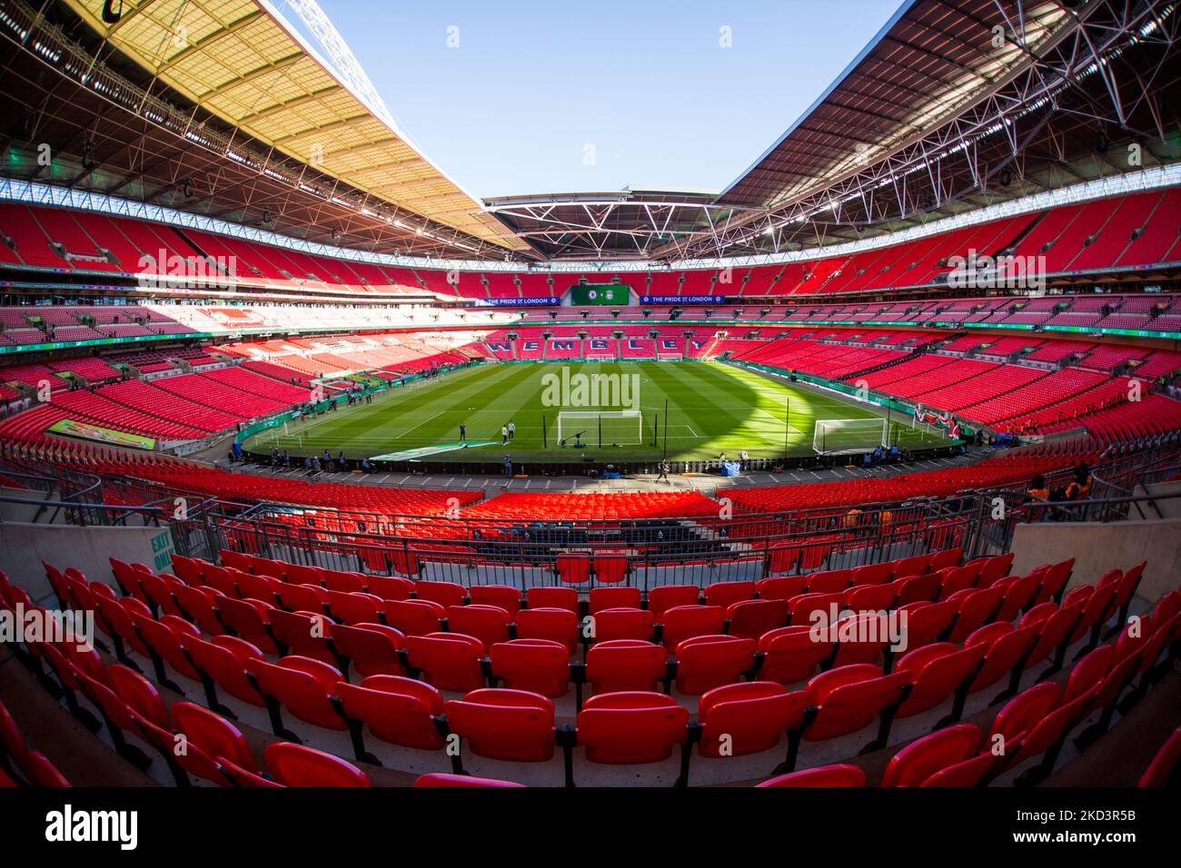 Wembley Stadium pictured during the Carabao Cup Final between Chelsea