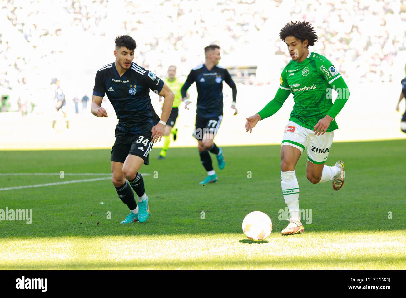 Lugano, Switzerland. 23rd Sep, 2021. Mohammed Amoura (#6 Lugano) during the  Super League match between FC Lugano and Grasshopper Club Zuerich at  Cornaredo Stadium in Lugano, Switzerland Credit: SPP Sport Press Photo. /