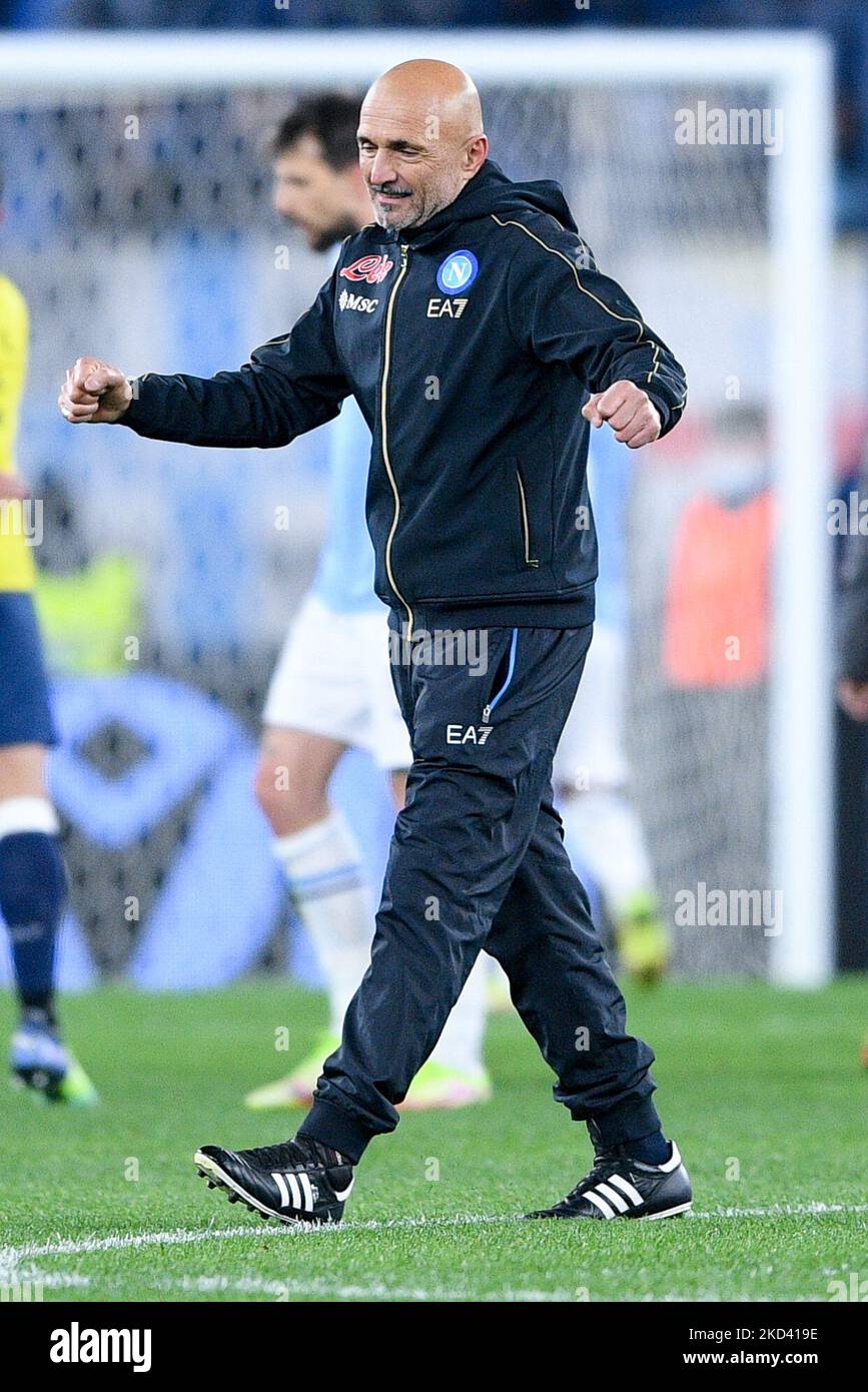 during the Serie A match between SS Lazio and SSC Napoli at Stadio Olimpico, Rome, Italy on 27 February 2022. (Photo by Giuseppe Maffia/NurPhoto) Stock Photo