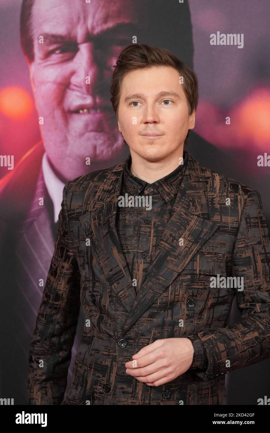 Paul Dano attend the world premiere of 'The Batman' at Lincoln Center Josie Robertson Plaza on Tuesday, March 1, 2022, in New York. (Photo by John Nacion/NurPhoto) Stock Photo