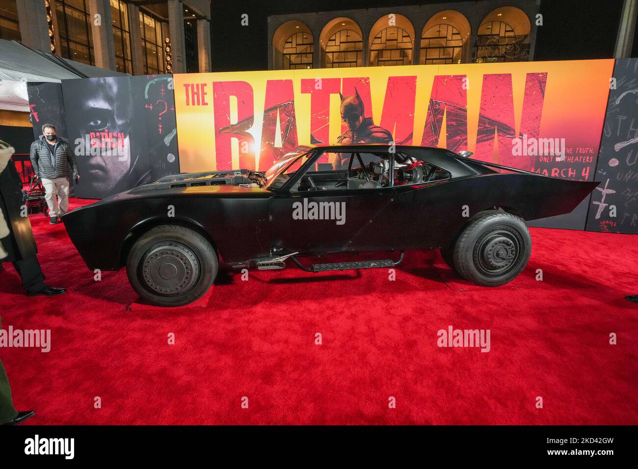 Atmosphere at the world premiere of 'The Batman' at Lincoln Center Josie Robertson Plaza on Tuesday, March 1, 2022, in New York. (Photo by John Nacion/NurPhoto) Stock Photo