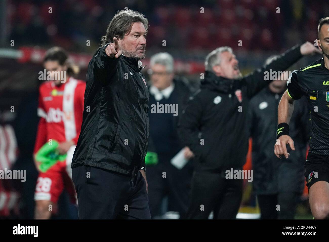 Giovanni Stroppa (Head Coach Monza) during AC Monza against Parma Calcio 1913, Serie B, at U-Power Stadium on March 2nd, 2022. (Photo by Alessio Morgese/NurPhoto) Stock Photo