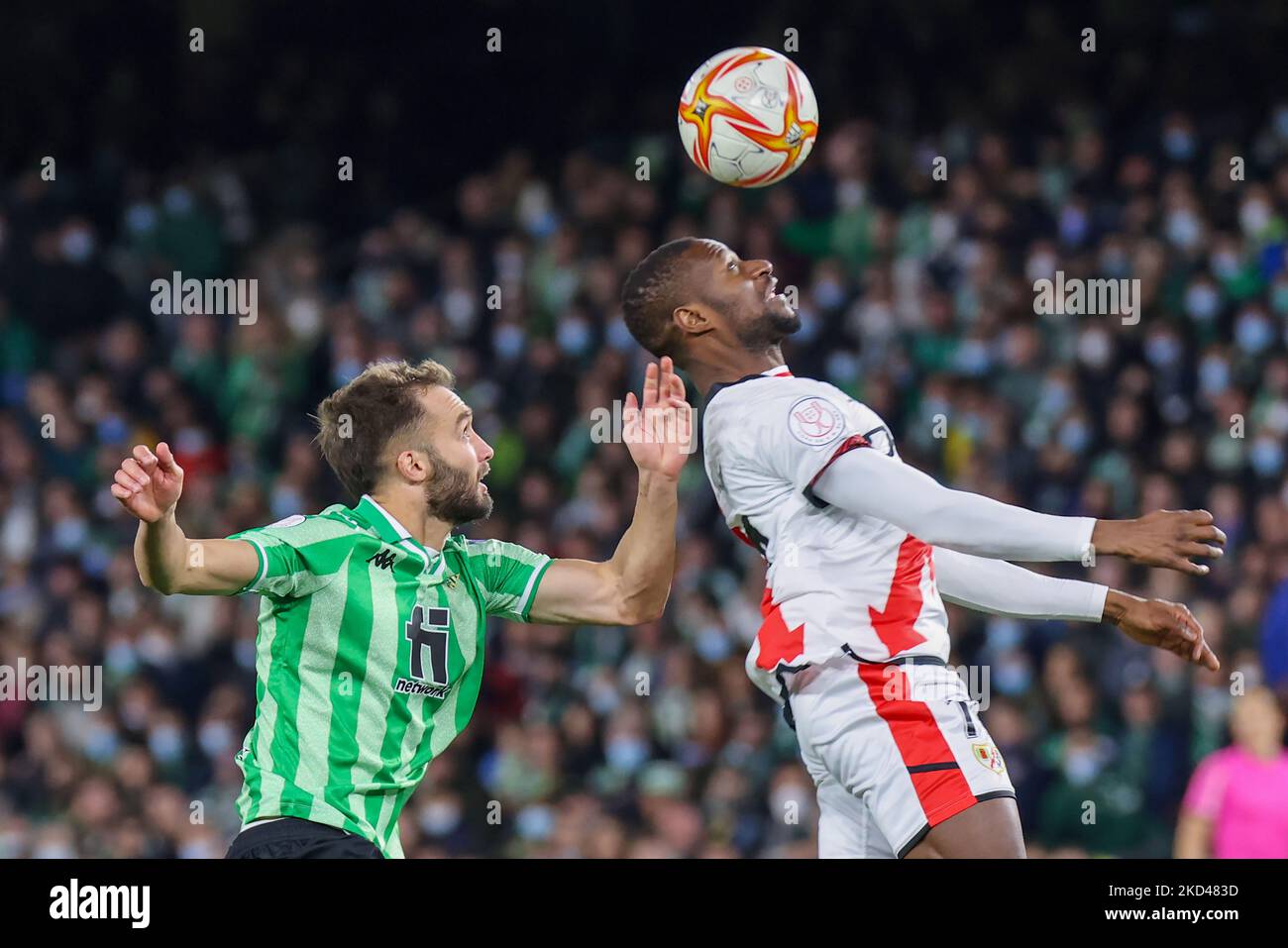 Sylla of Rayo Vallecano de Madrid during the Copa del Rey Semifinal match  between Betis and Rayo at Estadio Benito Villamarin on March 03, 2022 in  Seville, Spain. (Photo by Jose Luis