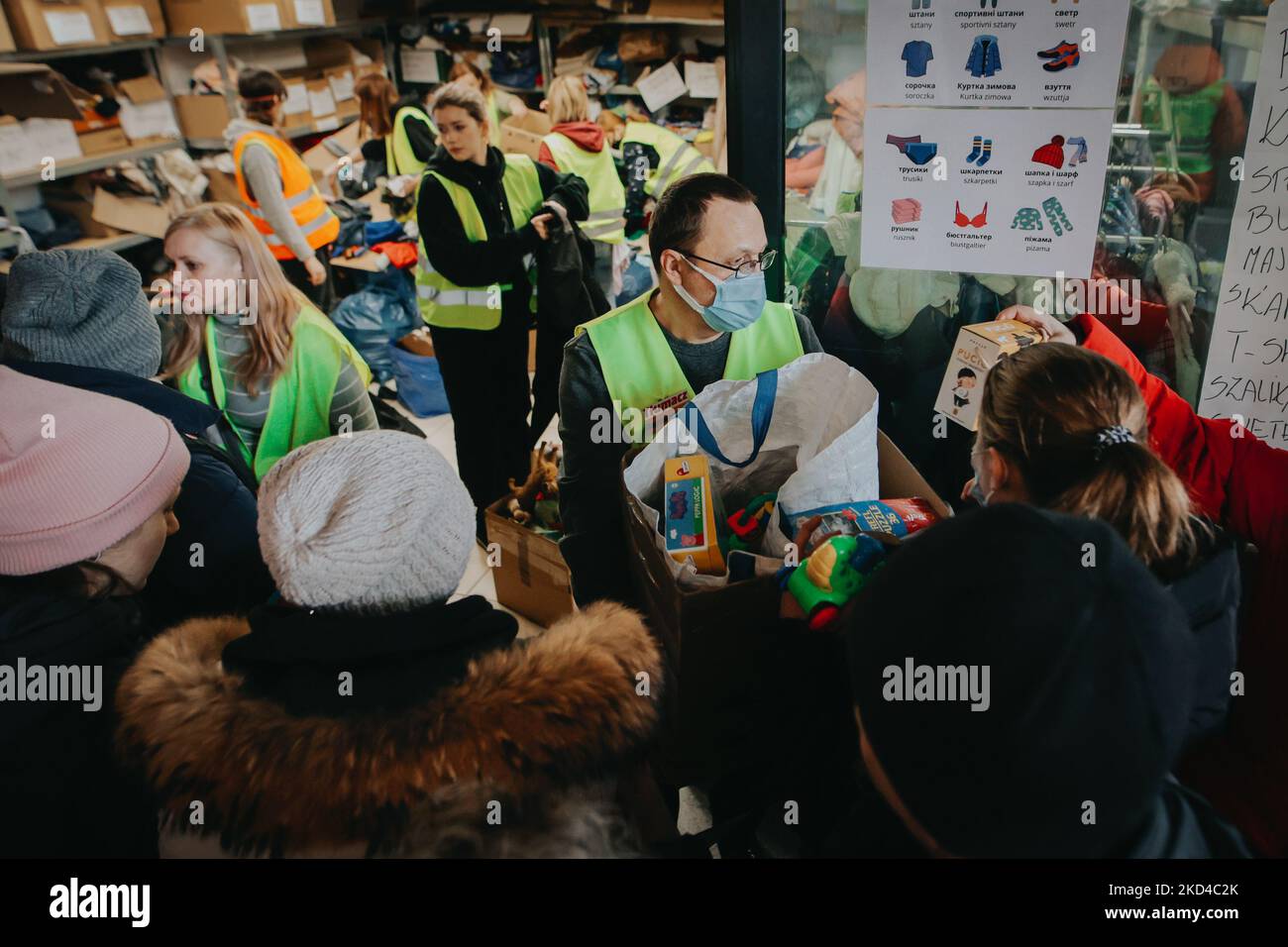 War refugees from Ukraine reached Wroclaw, Poland, on March 5, 2022