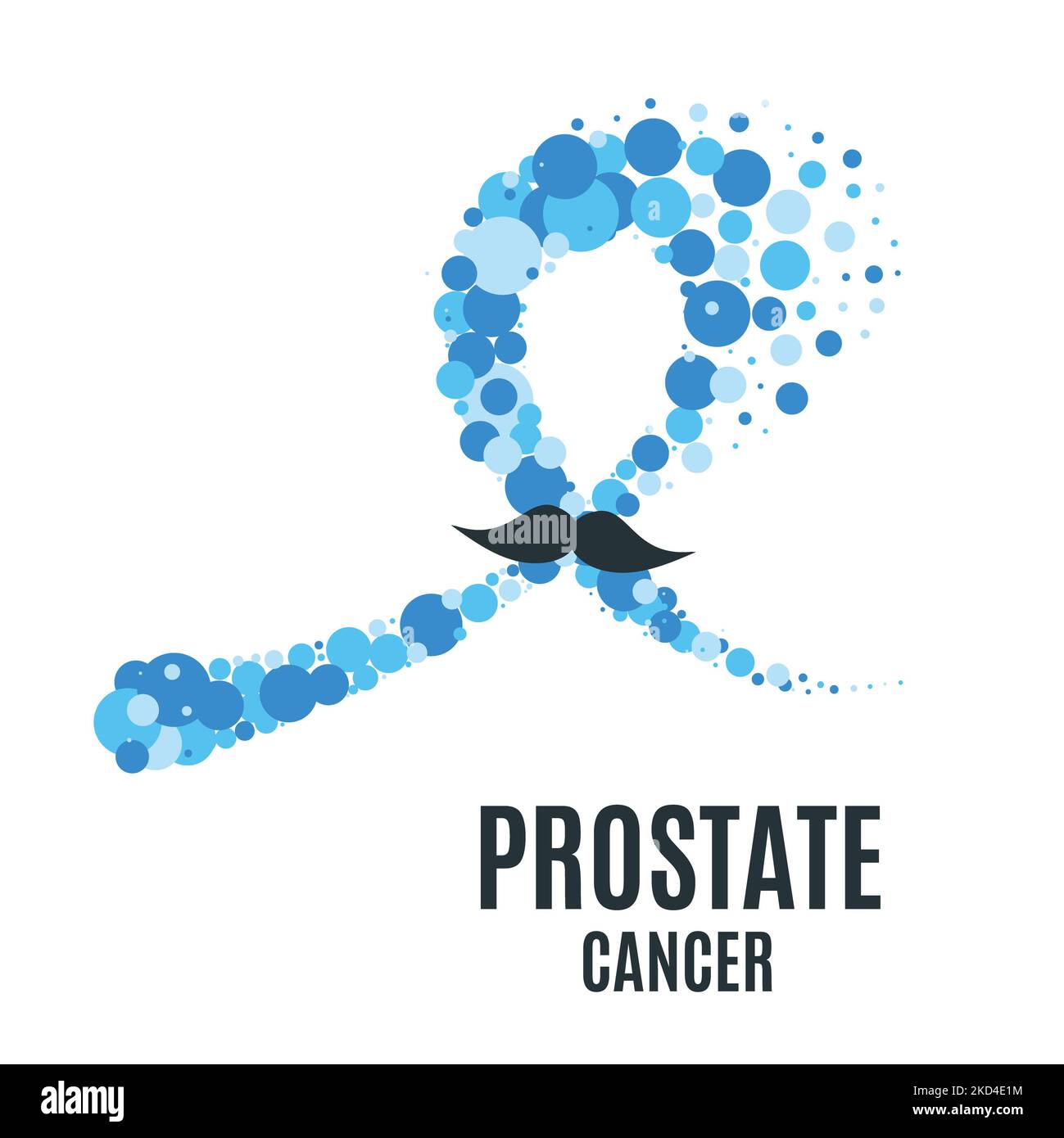 Prostate cancer, conceptual illustration Stock Photo