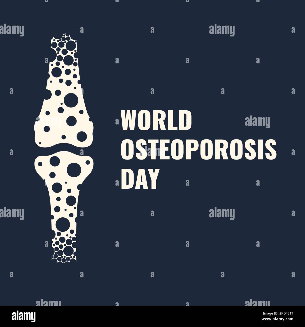 Osteoporosis, conceptual illustration Stock Photo