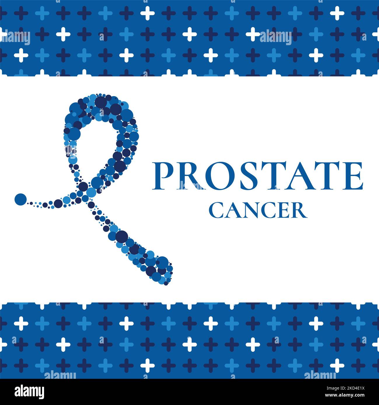 Prostate cancer, conceptual illustration Stock Photo