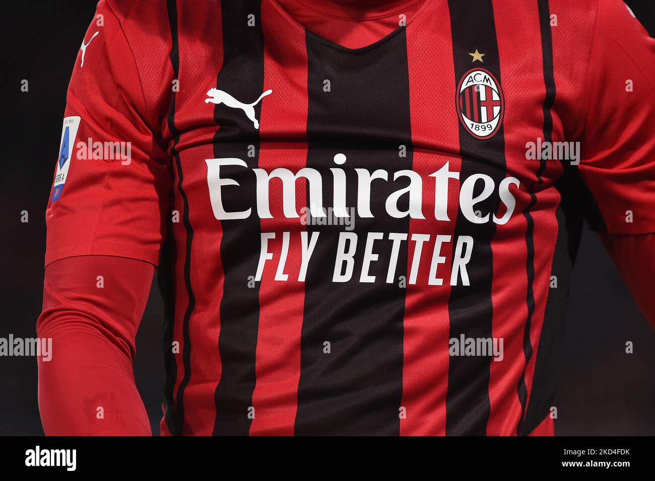 Camiseta del AC Milan Fotografía de stock - Alamy