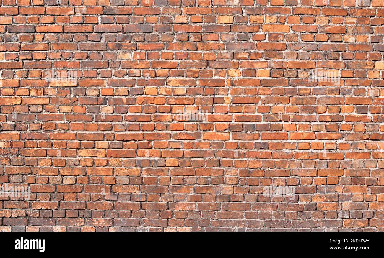 Vintage masonry. red brick wall, background for design Stock Photo Alamy