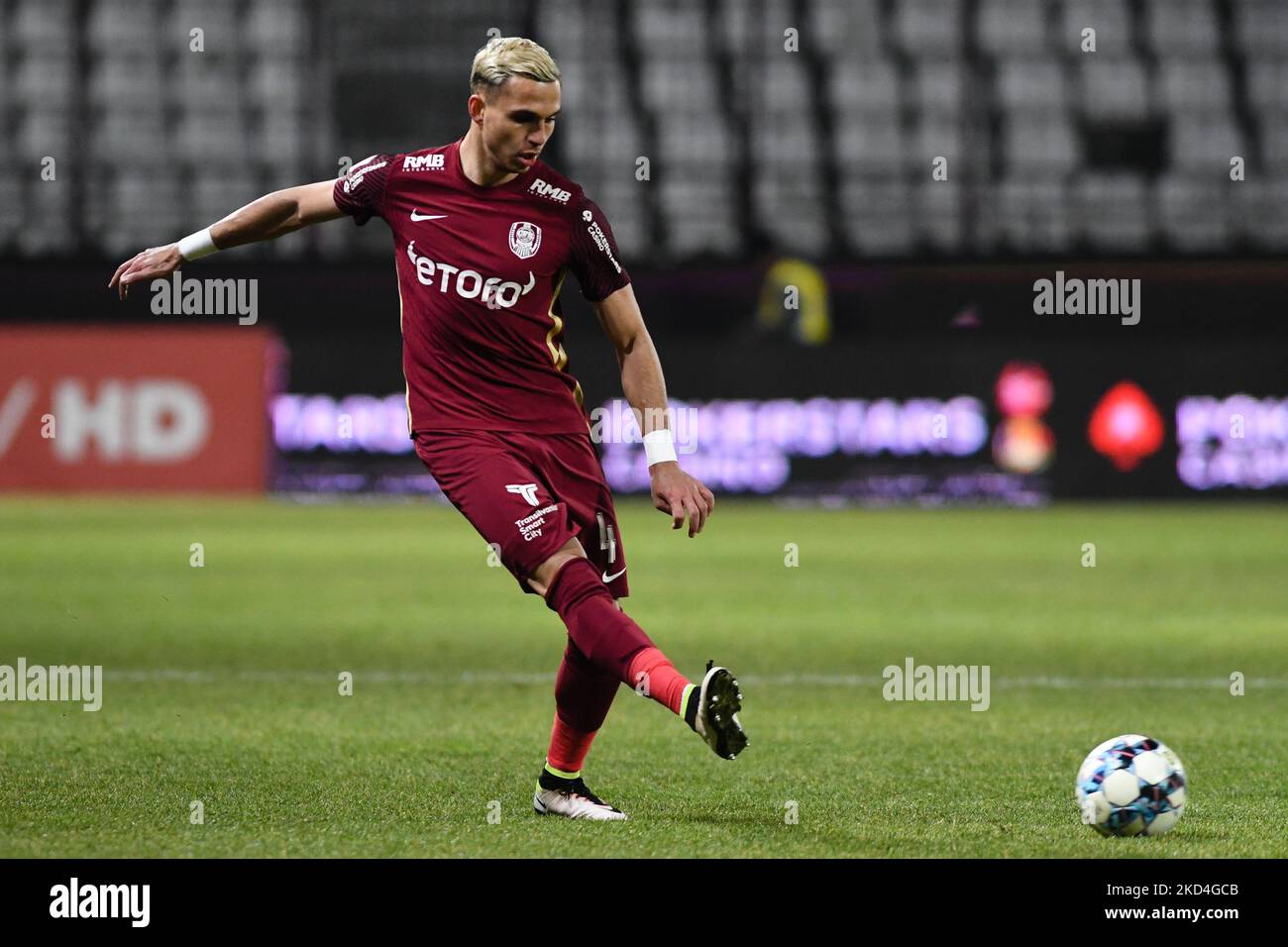 Cristian Manea in action during Romania Superliga: CFR 1907 Cluj vs.  News Photo - Getty Images