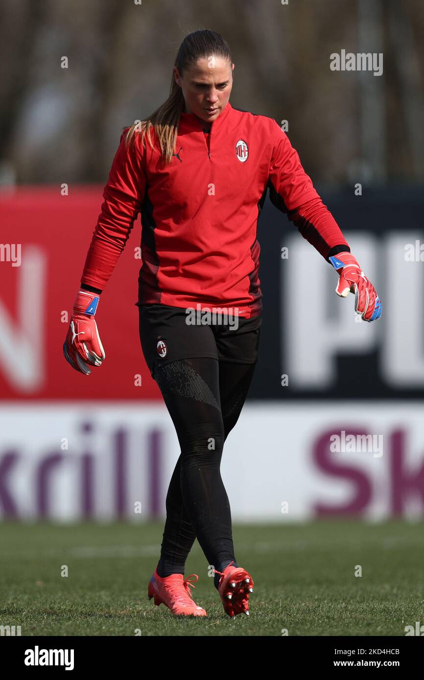 Valentina Bergamaschi (AC Milan) during AC Milan vs ACF Fiorentina femminile,  Italian football Serie A Wome - Photo .LiveMedia/Francesco Scaccianoce  Stock Photo - Alamy