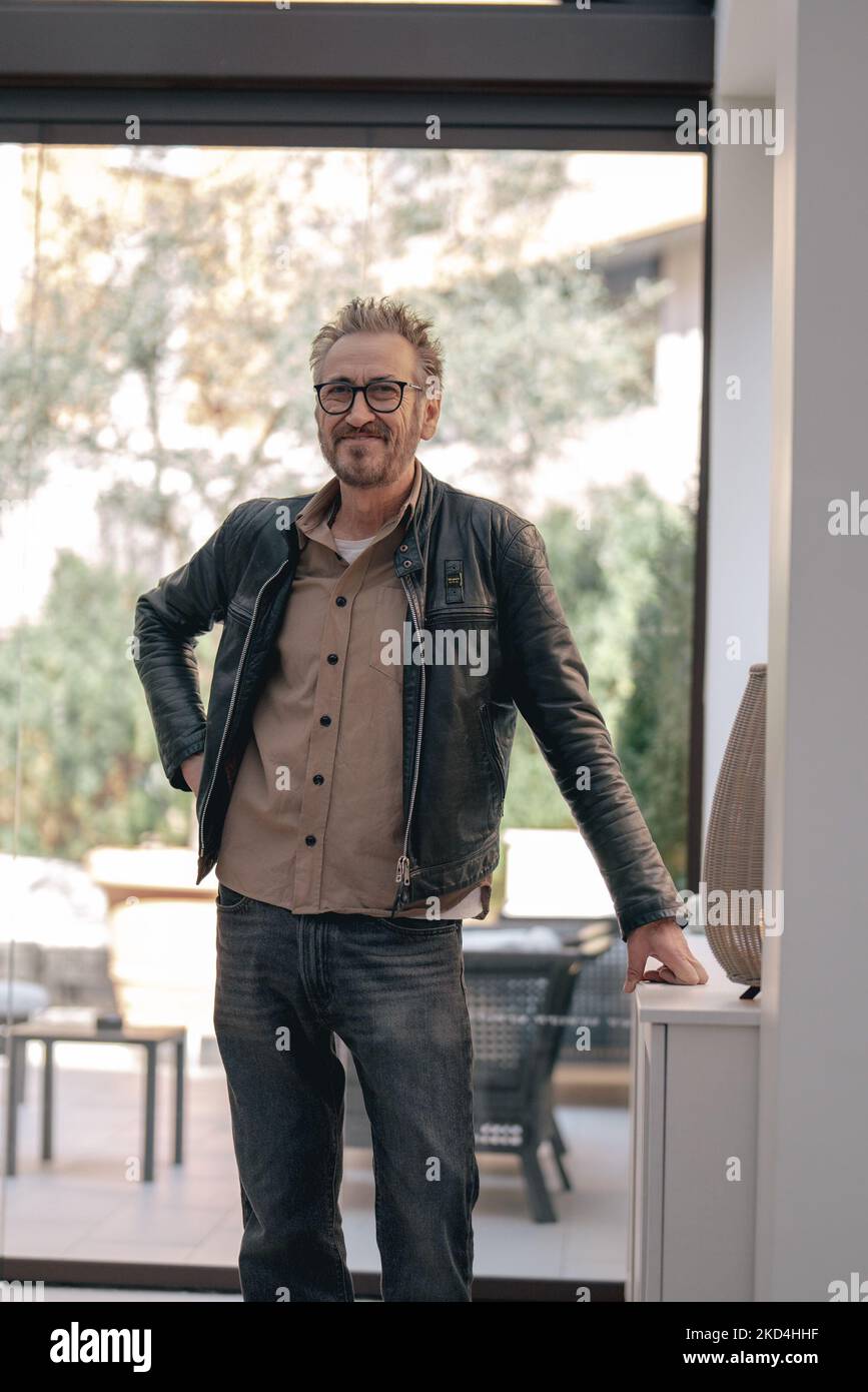 Marco Giallini attends 'C'era Una Volta Un Crimine' Photocall at Hotel Le Meridien Visconti on March 07, 2022 in Rome, Italy (Photo by Luca Carlino/NurPhoto) Stock Photo