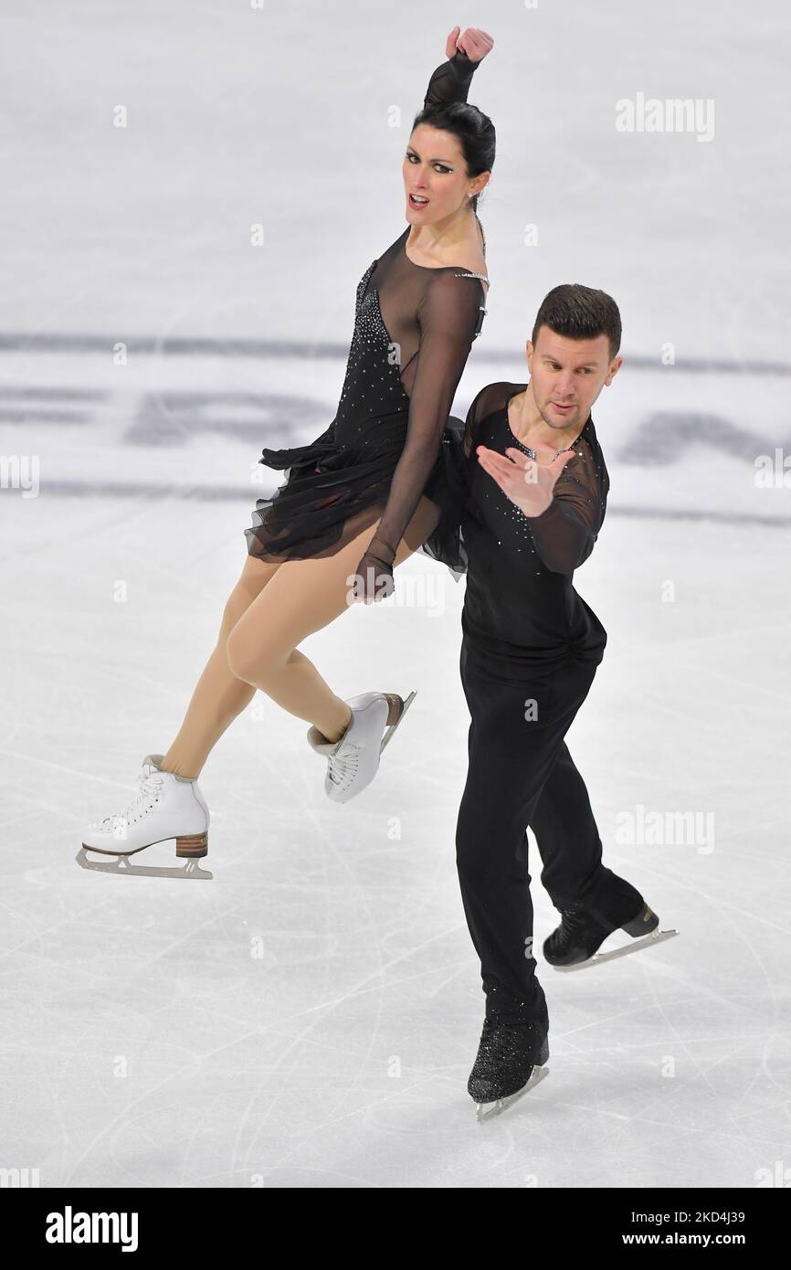 Charlene GUIGNARD & Marco FABBRI (ITA), during Ice Dance Free Dance, at