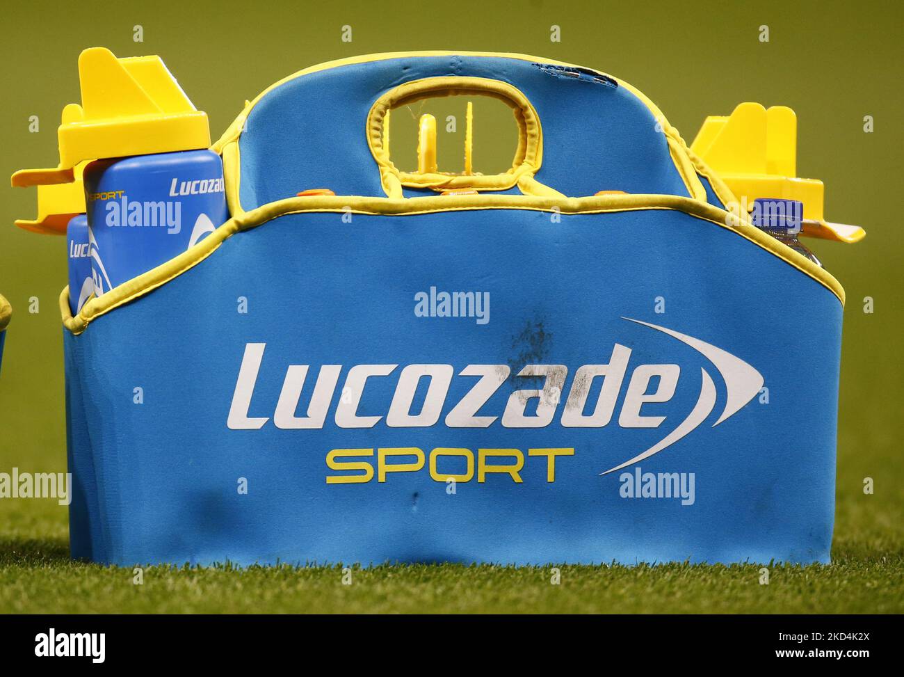 Lucozade Bottles during Premier League between Tottenham Hotspur and