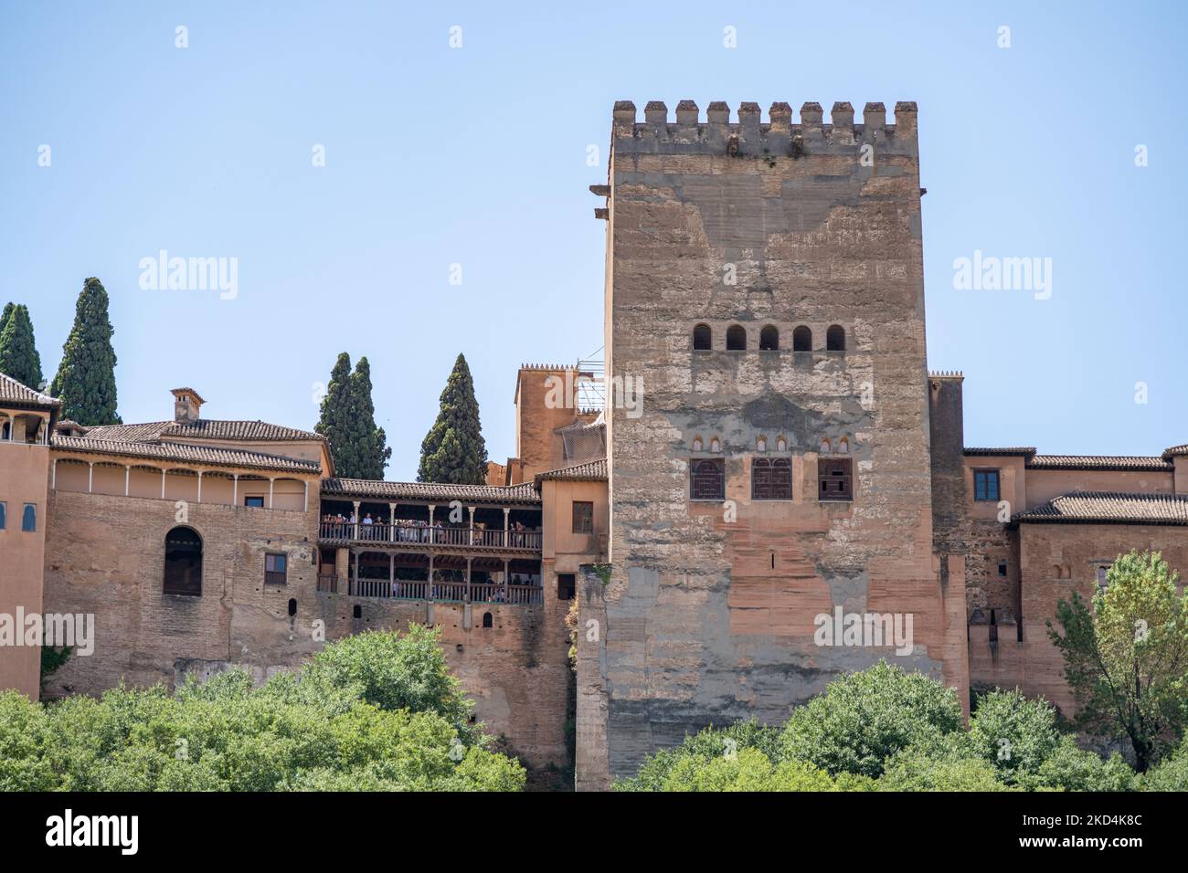 Alhambra granada on tower hi-res stock photography and images - Alamy