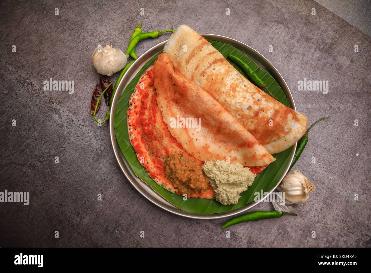 indian famous traditional foods served in banana leaf Stock Photo Alamy