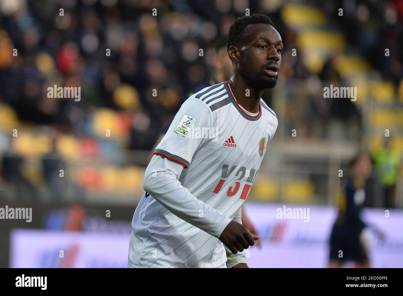 Abou Ba of US Alessandria Calcio during the Serie B Football match between  Frosinone Calcio and US Alessandria, at Stadio Benito Stirpe, on 12 March  2022, in Frosinone, Italy (Photo by Alberto