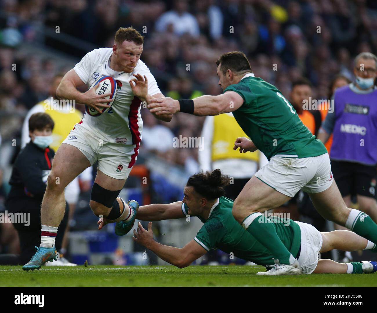 Sam Simmonds of England during Guinness six Nations match between ...