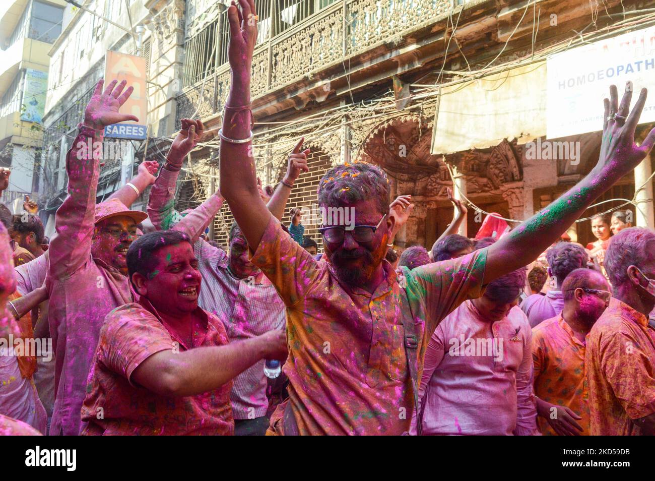 People are seen dancing to the tune of various musical instrument ...