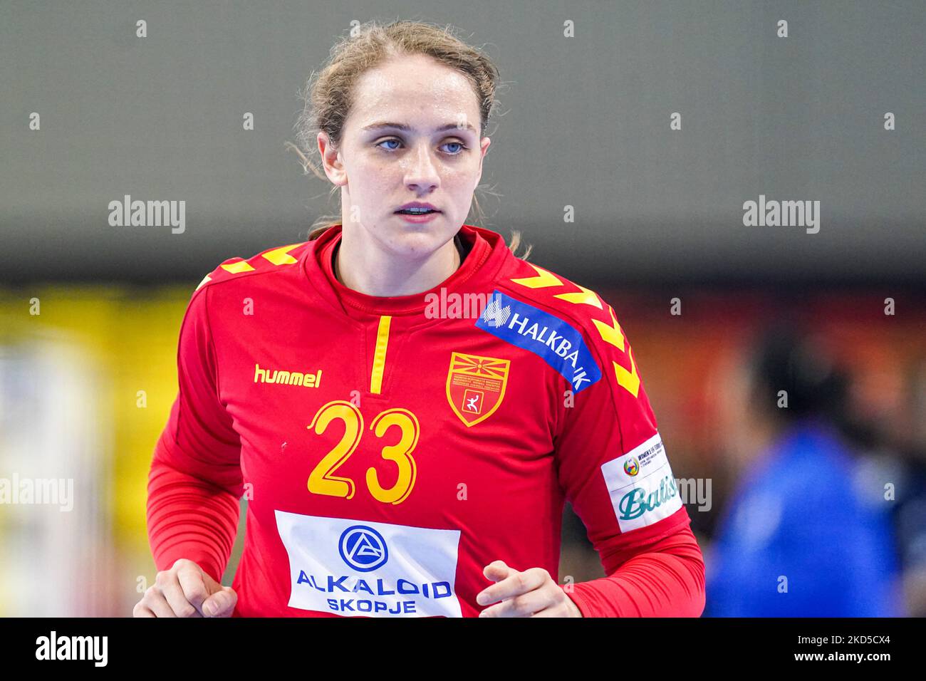 SKOPJE, NORTH MACEDONIA - NOVEMBER 5: Angela Jankulovska of North