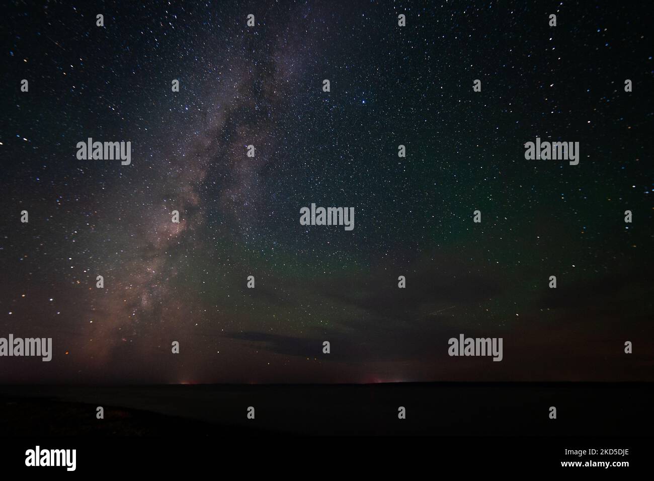 The night sky with the Milky way Stock Photo - Alamy