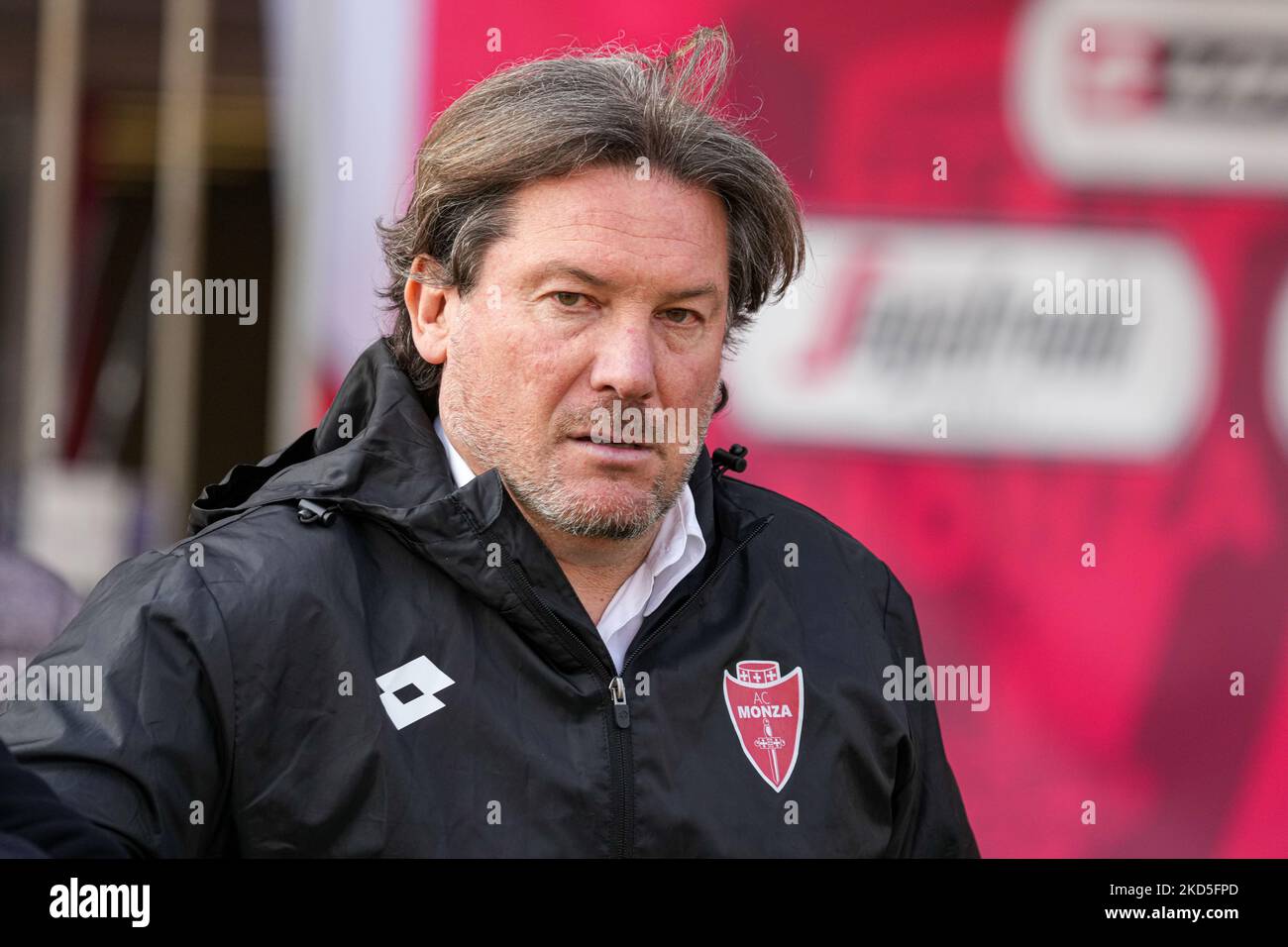 Giovanni Stroppa (head coach Monza) during AC Monza against Football Club Crotone, Serie B, at U-Power Stadium on February 12th, 2022. (Photo by Alessio Morgese/NurPhoto) Stock Photo