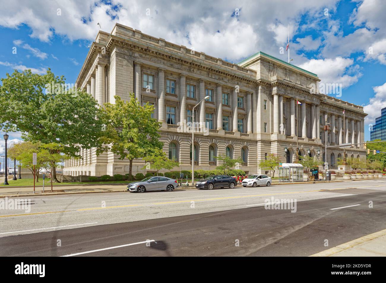 Cleveland City Hall, 601 Lakeside Avenue E, is the visual twin of