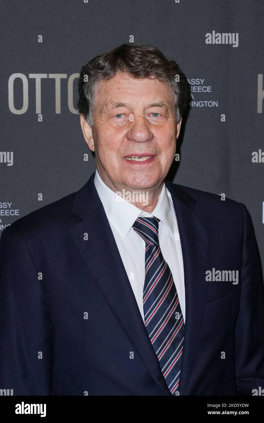 Soccer Coach Otto Rehhagel attends the "King Otto" New York premiere at