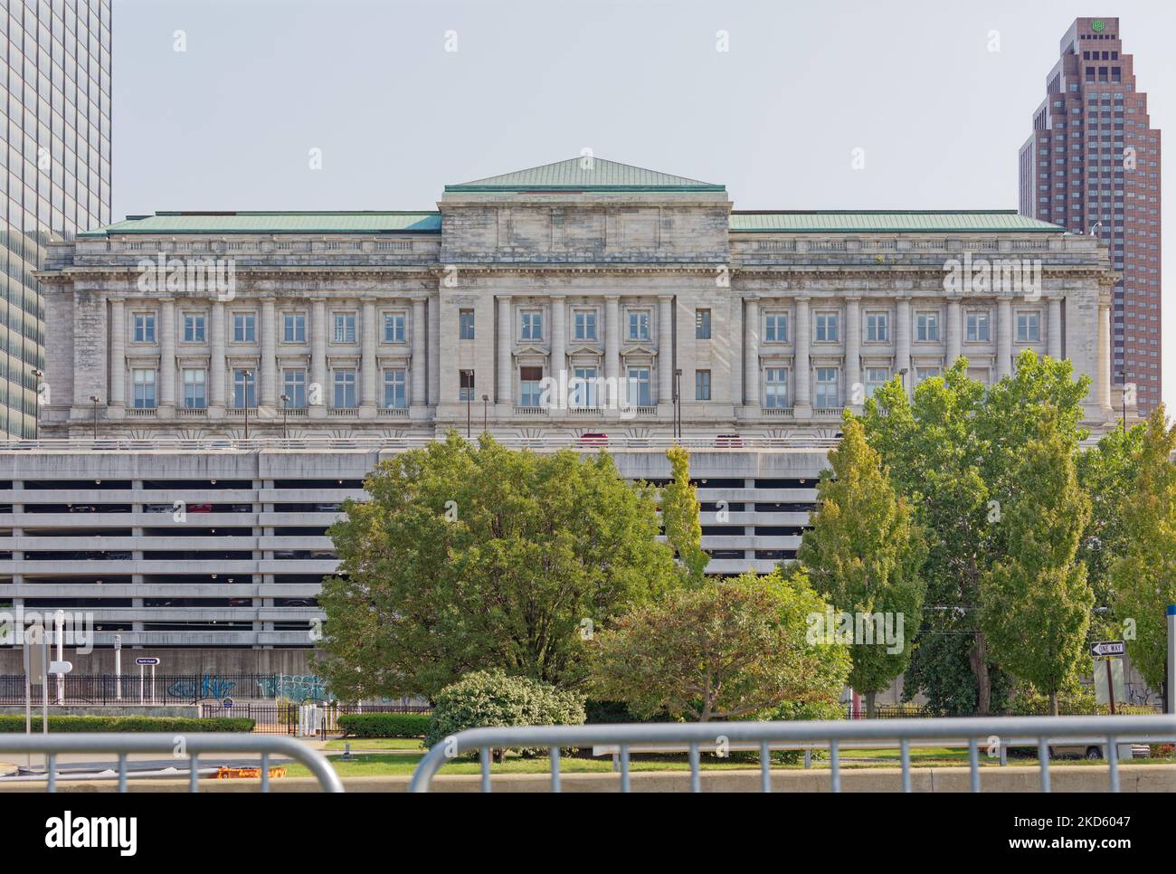 Cleveland City Hall, 601 Lakeside Avenue E, is the visual twin of
