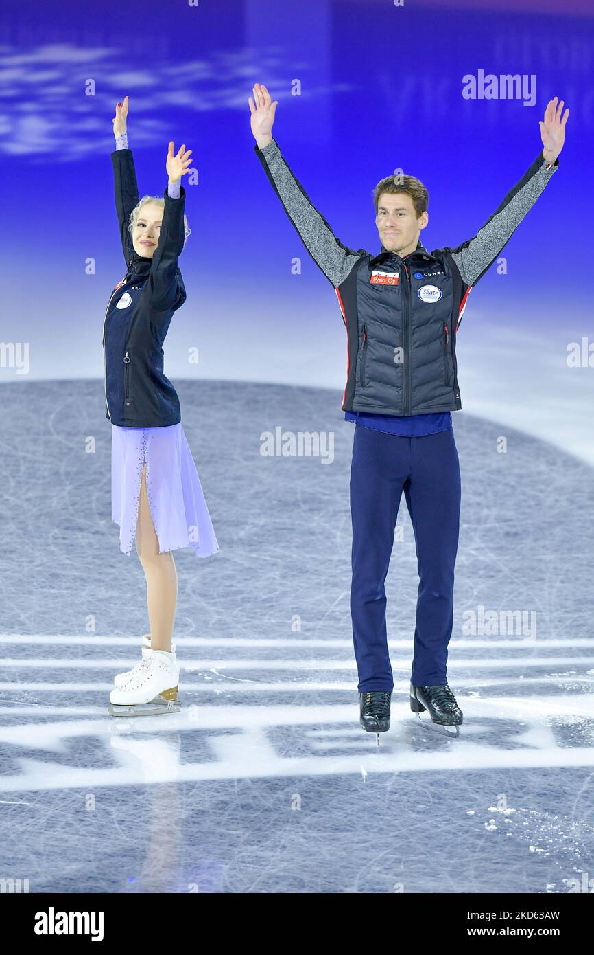 Juulia TURKKILA & Matthias VERSLUIS (FIN), during Ice Dance Free Dance
