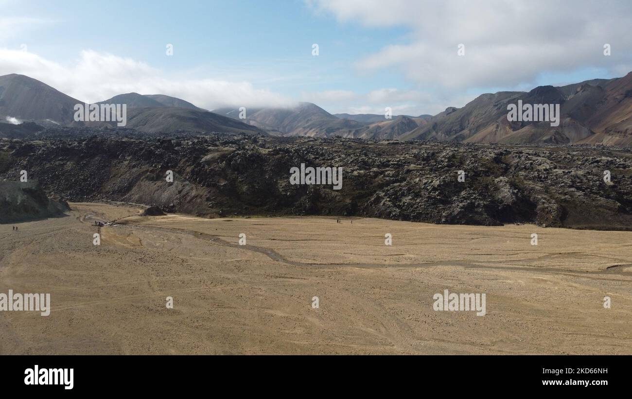 An aerial view of mountain landscapes Stock Photo - Alamy