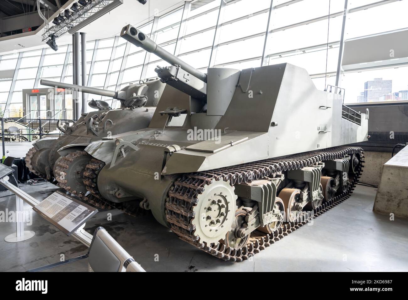 Ottawa, Ontario October 20, 2022 Exhibits of tanks and artillery