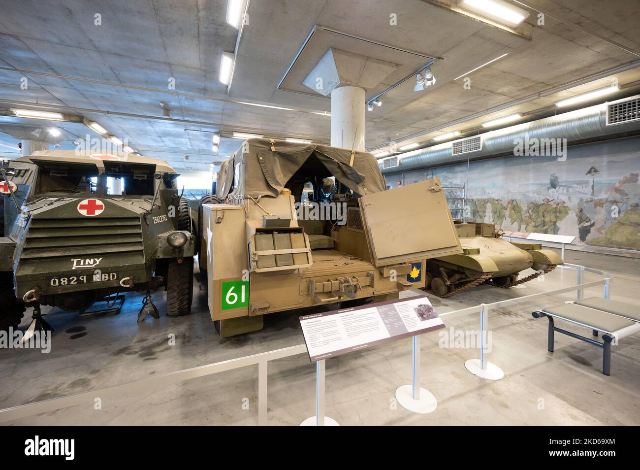 Ottawa, Ontario October 20, 2022 Exhibits of tanks and artillery
