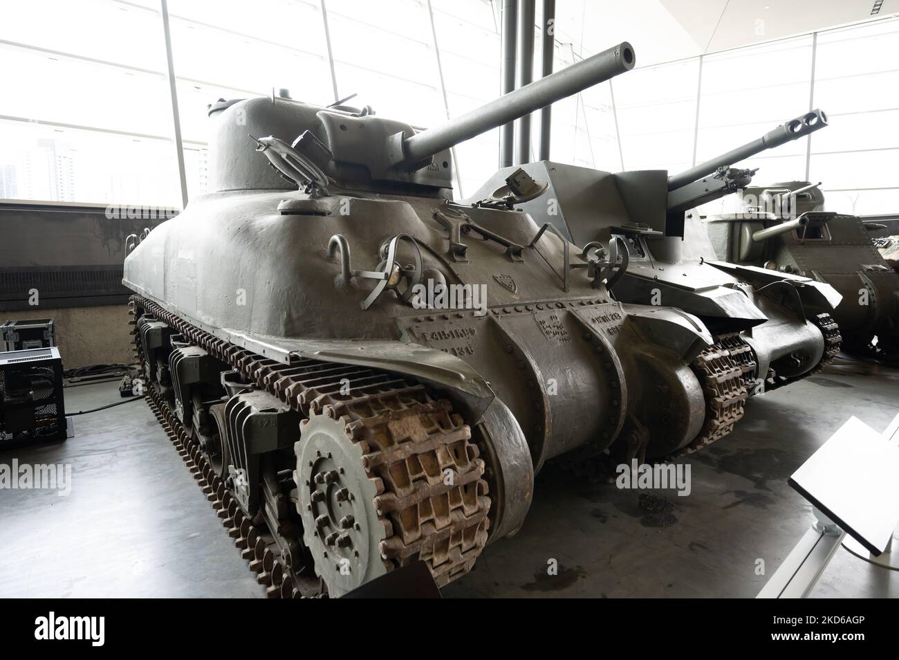 Ottawa, Ontario October 20, 2022 Exhibits of tanks and artillery