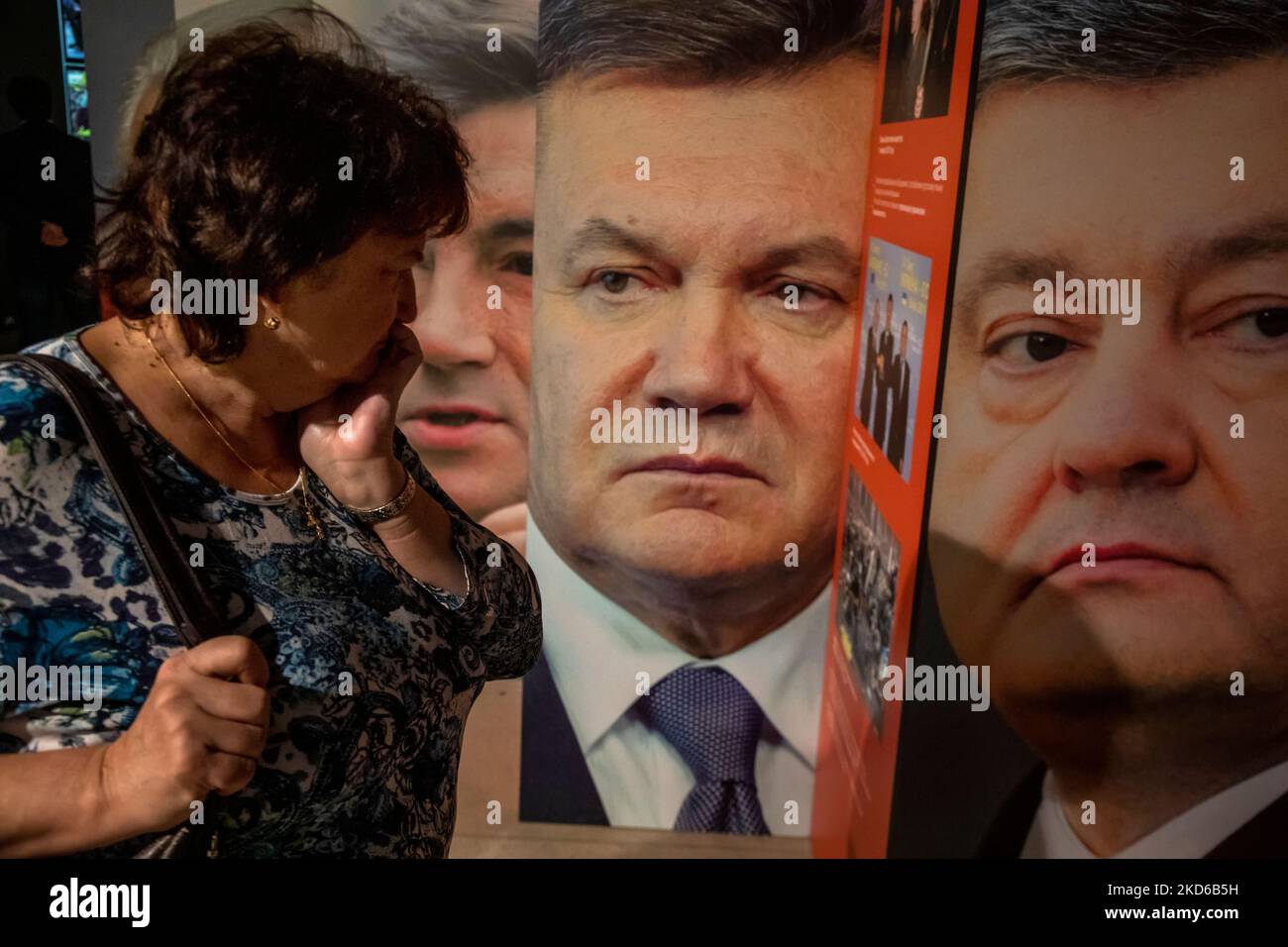 Moscow, Russia. 5th of November, 2022 Visitors view the Ukraine Not